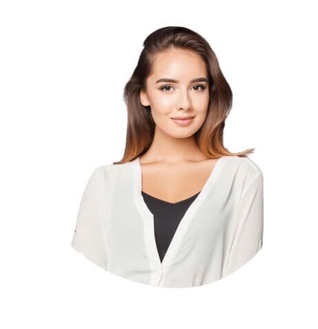 Mädchen schaut positiv